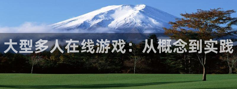 沐鸣2注册登陆：大型多人在线游戏：从概念到实践